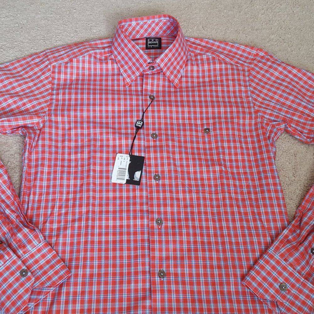 IKE BEHAR NEW YORK New With Tag Men´s Casual Shirt